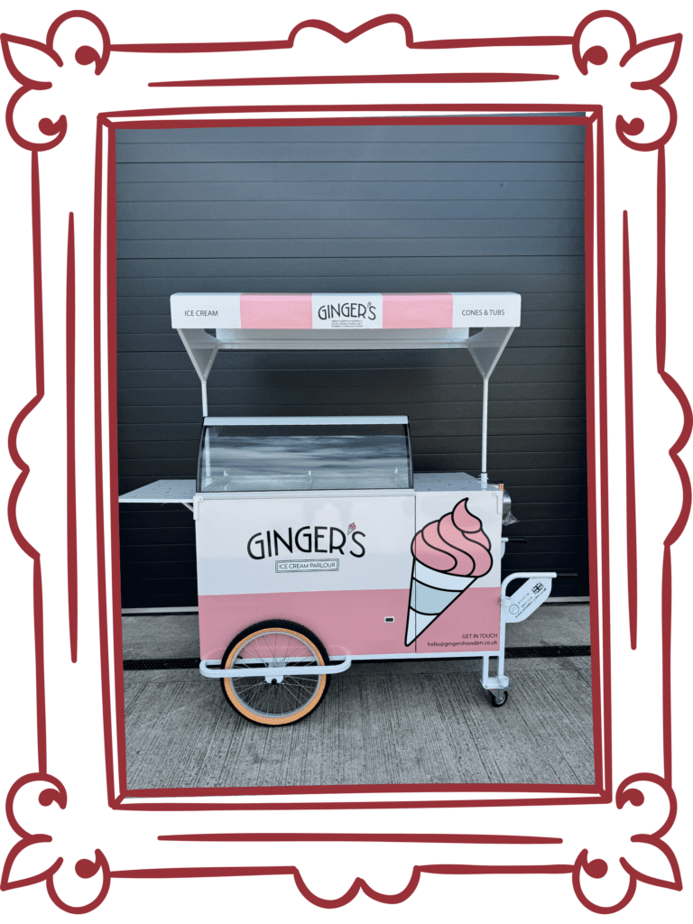 deluxe ice cream cart