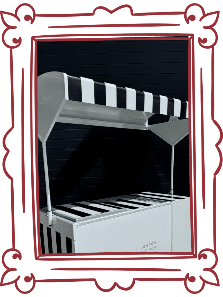 roof canopy for ice cream cart